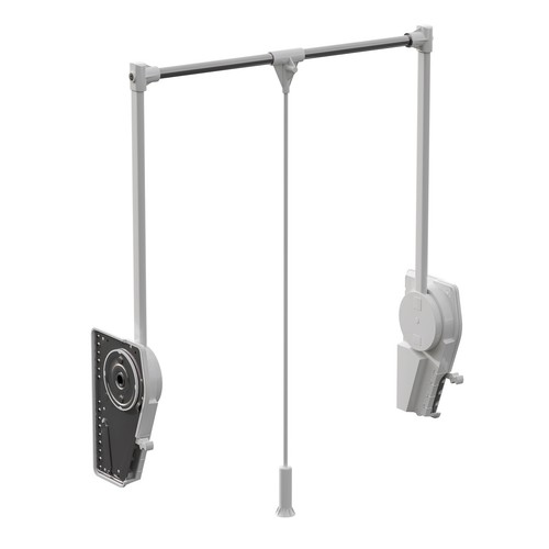 Pull down wardrobe - down, rail