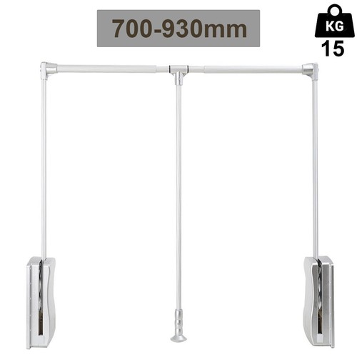 Pull down wardrobe lift - pull, 15kg