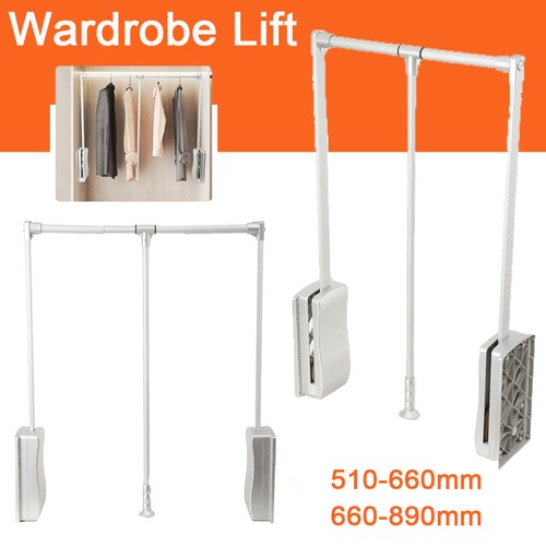 Lift pull down wardrobe - up,