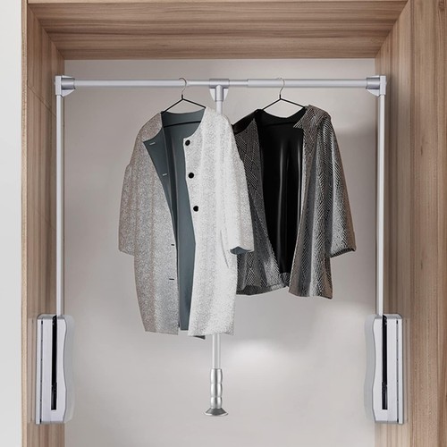 Hang pull down wardrobe rail - hang,