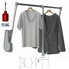 Pull Down Wardrobe Lift 15KG