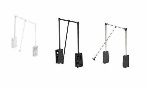 Lift pull down wardrobe rail - pull,