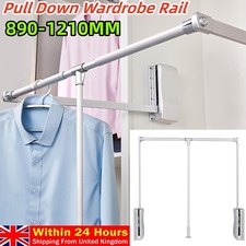 Pull Down Wardrobe Rail