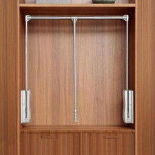 ybaymy Pull Down Wardrobe Rail