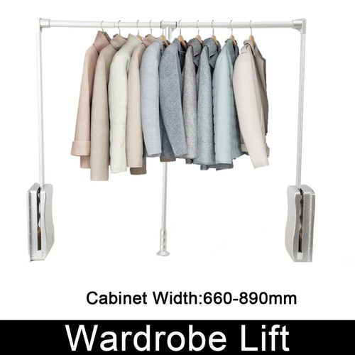 Pull down closet - down, rod