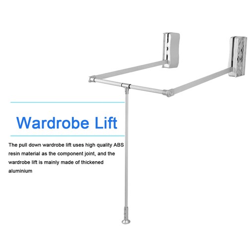 Lift pull down - wardrobe, rail