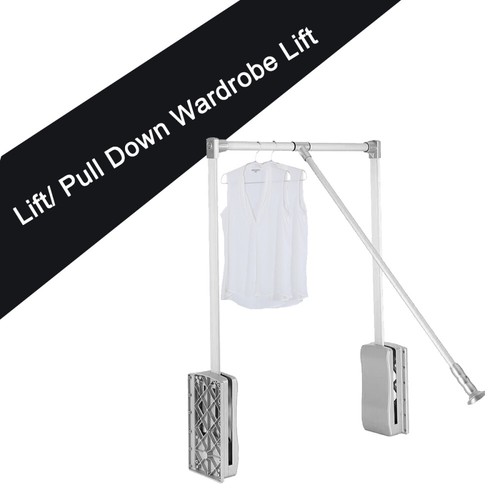 Pull down closet rods - pull,
